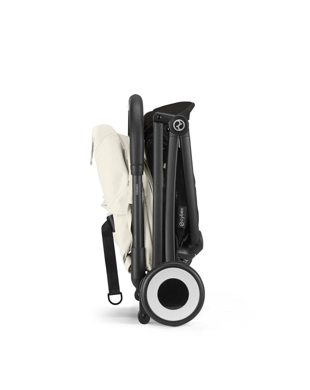 Passeggino orfeo blk canvas white light beige - cybex