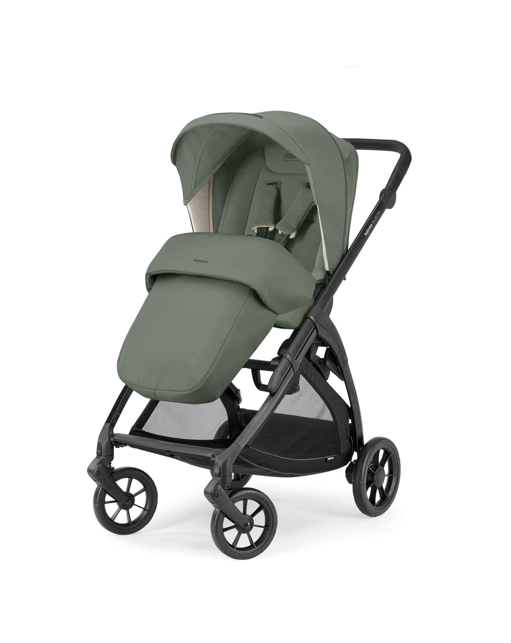 Electa system duo colore murray green con telaio total black - inglesina