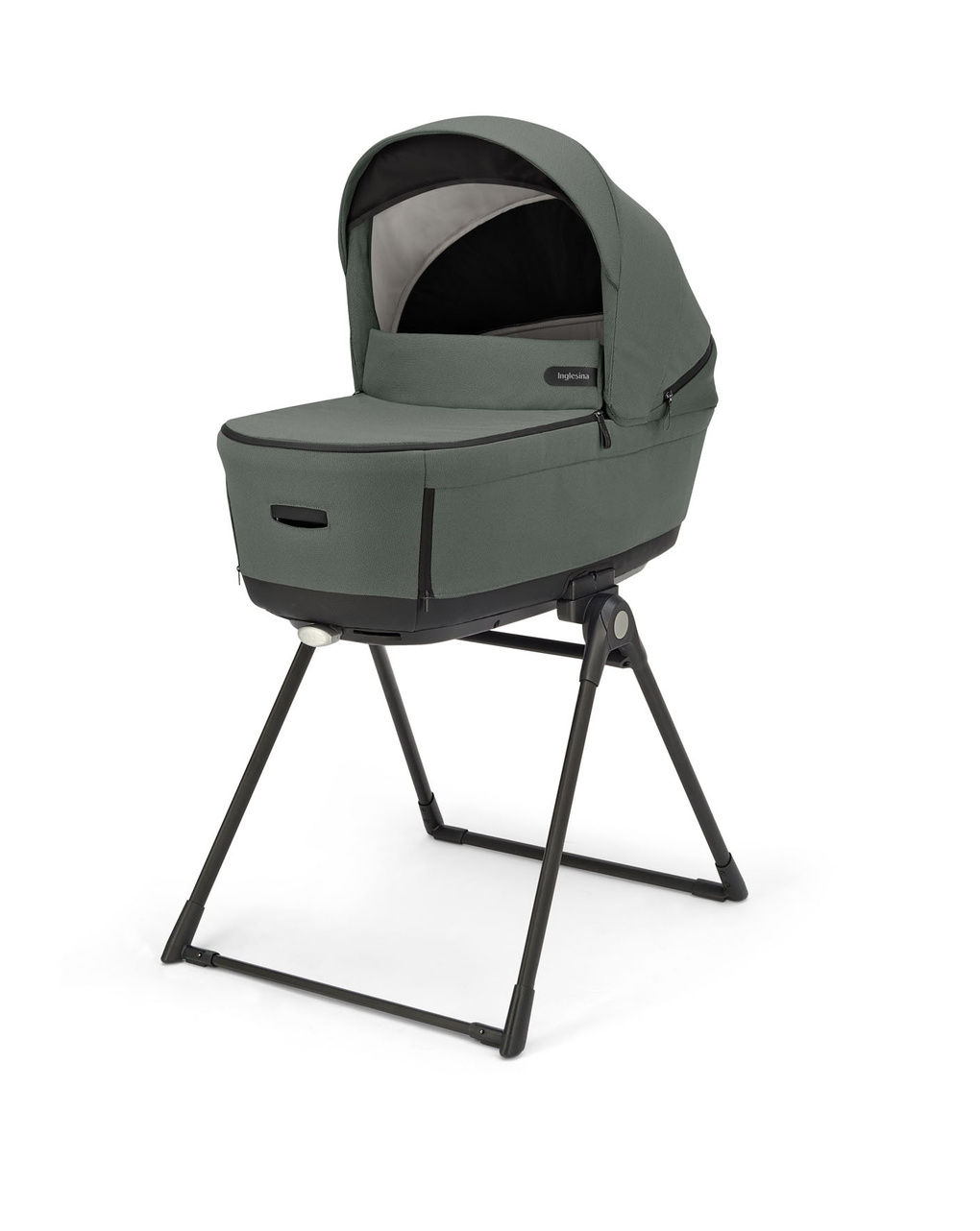 Aptica xt system duo colore taiga green con telaio nero - inglesina