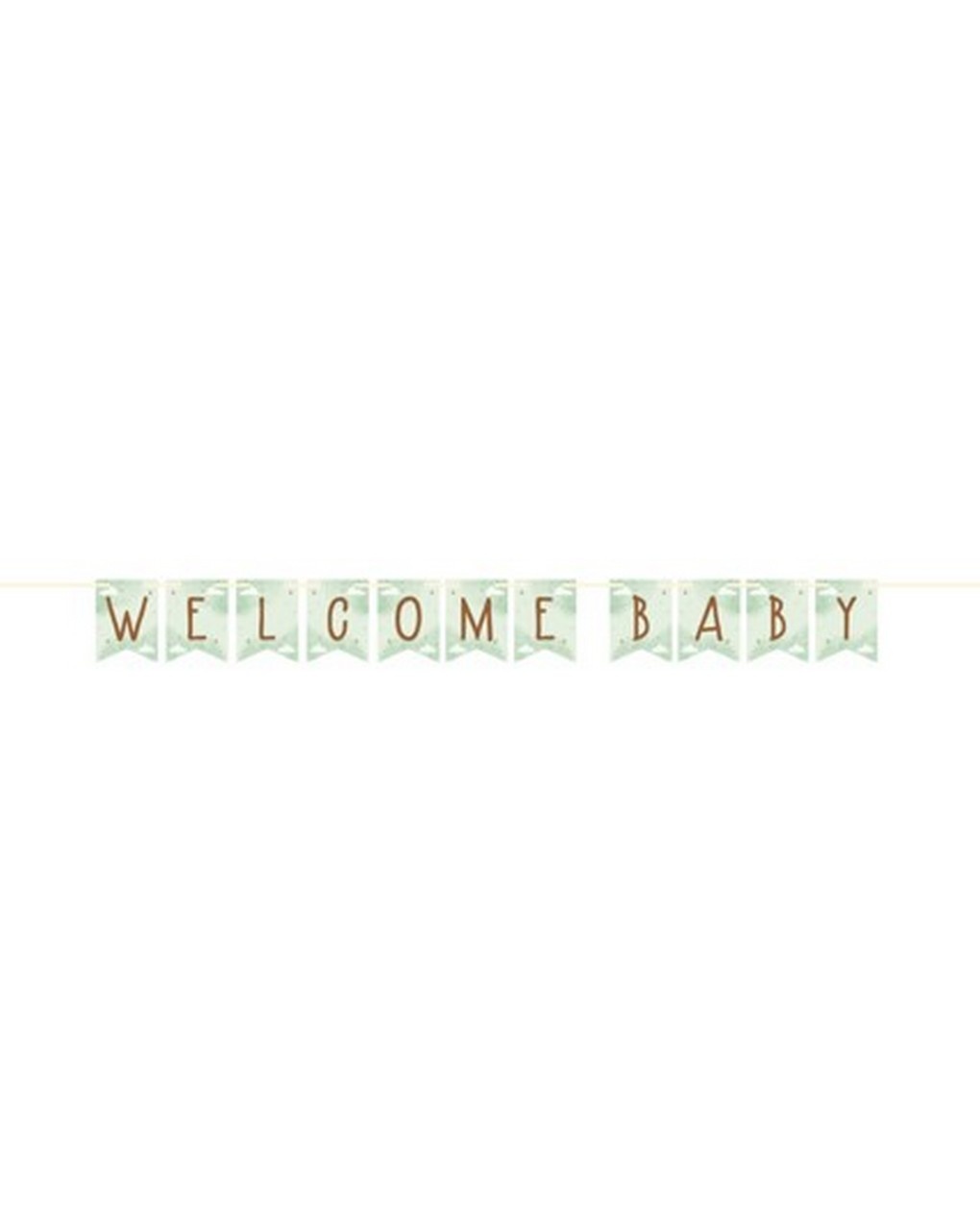 Festone componibile 260x15 cm - welcome baby teddy bear