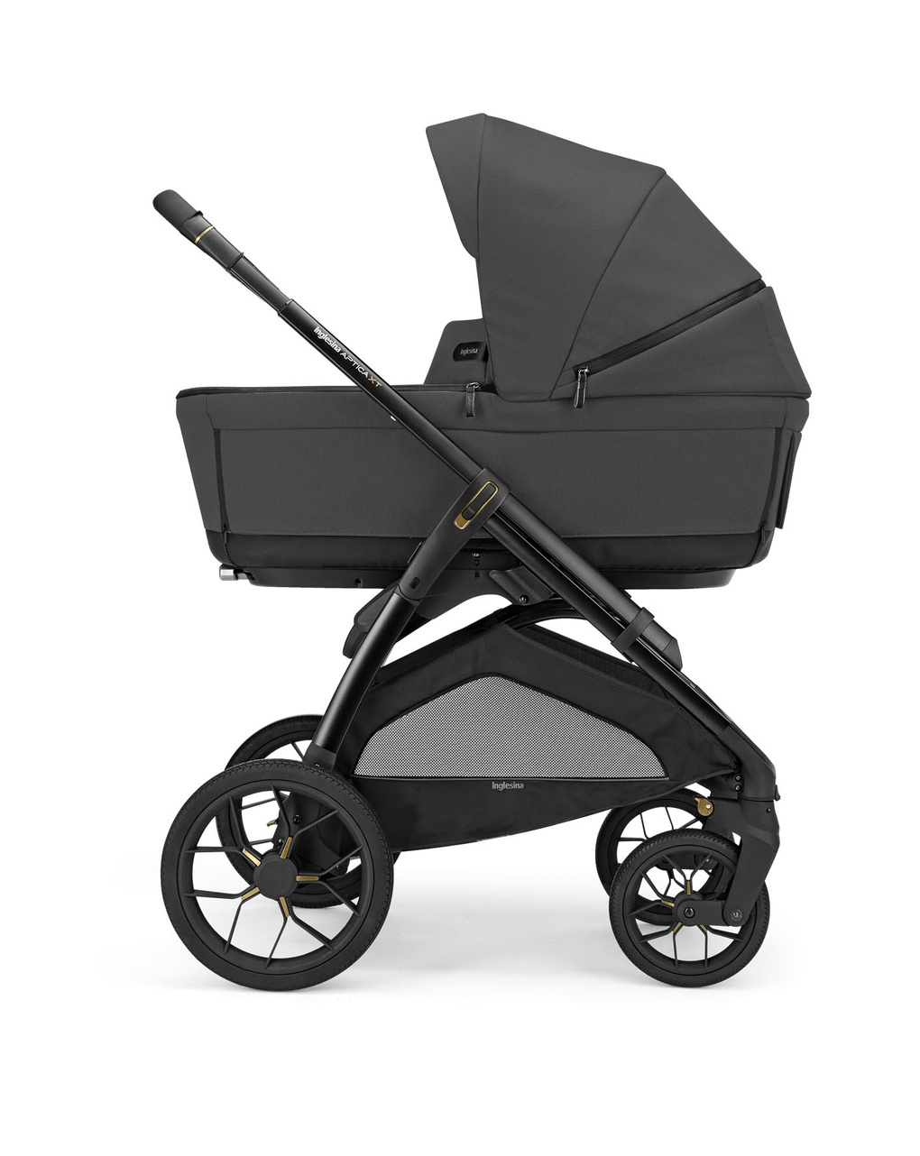 Aptica xt system duo colore magnet grey con telaio nero - inglesina