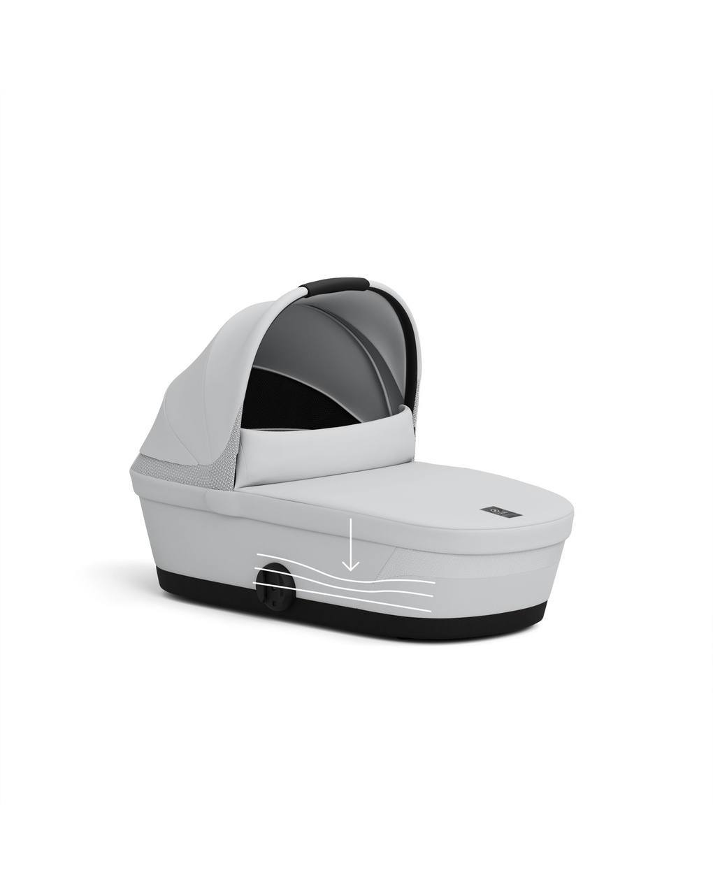 Navicella melio cot/fog grey-light grey - cybex