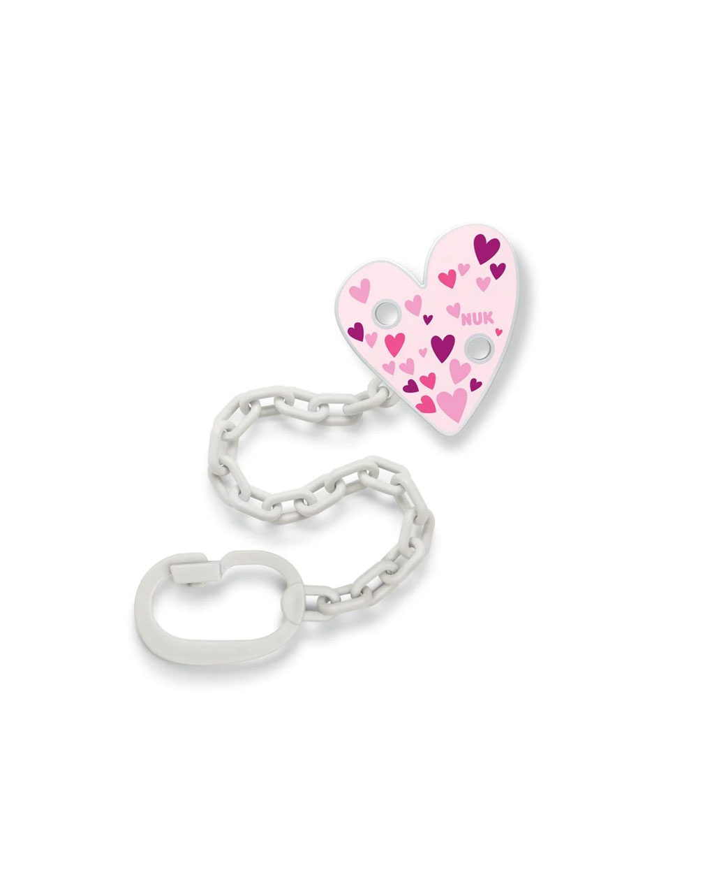 Portaciuccio con clip di sicurezza fantasie assortite - nuk