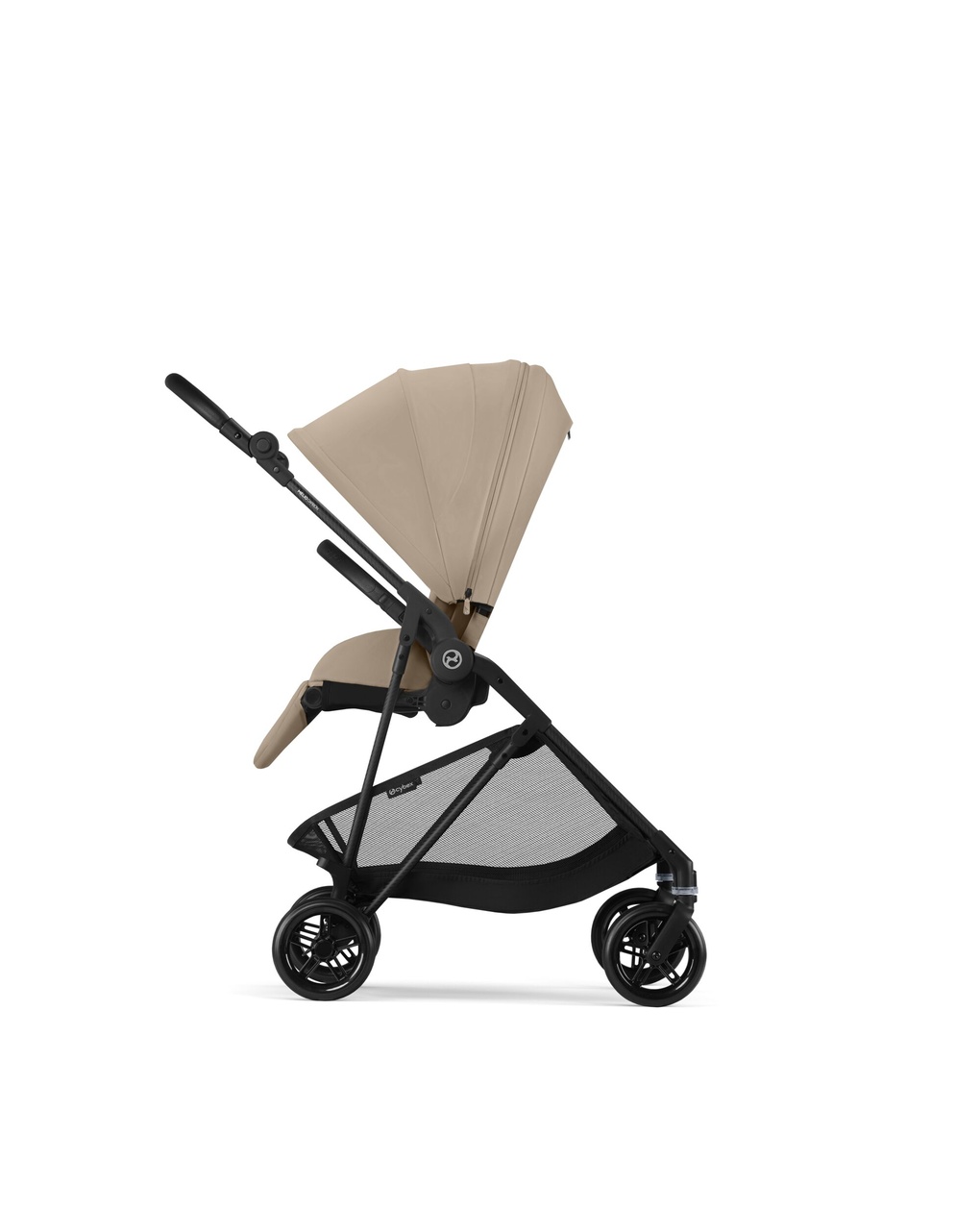 Passeggino melio carbon b/almond beige - cybex